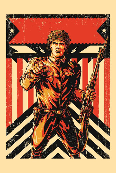 United States World War Soldier Patriotic Cool Wall Decor Art Print Poster 16x24