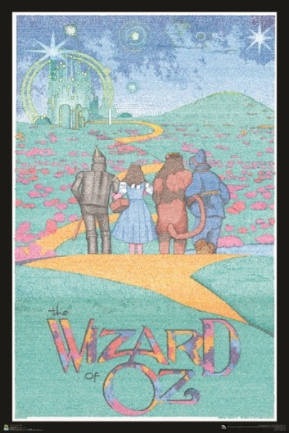 Wizard of OZ Entire Script Text Movie Cool Wall Decor Art Print Poster 24x36