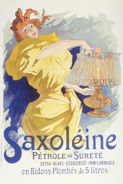 The Unscented Fuel Saxoleine For Paraffin Lamps Vintage Illustration Art Deco Vintage French Wall Art Nouveau 1920 French Advertising Vintage Poster Prints Cool Wall Decor Art Print Poster 16x24