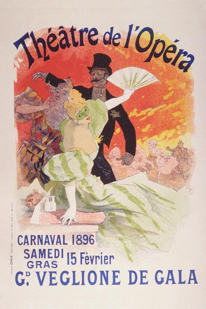 Theatre Of The Opera Vintage Illustration Art Deco Vintage French Wall Art Nouveau 1920 French Advertising Vintage Poster Prints Art Nouveau Decor Cool Wall Decor Art Print Poster 16x24