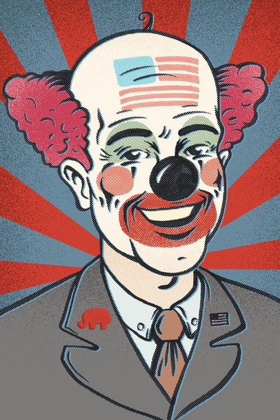 Likely Republican Candidate Clown Funny Cool Wall Decor Art Print Poster 16x24