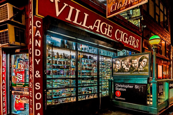 Laminated Village Cigars by Chris Lord Photo Photograph Poster Dry Erase Sign 16x24