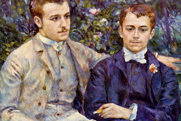 Pierre Auguste Renoir Charles und Georges Durand Ruel Realism Romantic Artwork Renoir Canvas Wall Art French Impressionist Art Poster Portrait Painting Cool Wall Art Print Poster 18x12