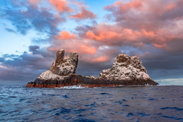 Laminated Revillagigedo Islands Archipelago Pacific Ocean Photo Photograph Poster Dry Erase Wall Art 24x16