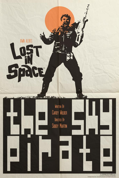 Laminated Lost In Space The Sky Pirate by Juan Ortiz Episode 18 of 83 Poster Dry Erase Sign 16x24