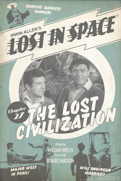 Laminated Lost In Space The Lost Civilization by Juan Ortiz Episode 27 of 83 Poster Dry Erase Wall Art 16x24