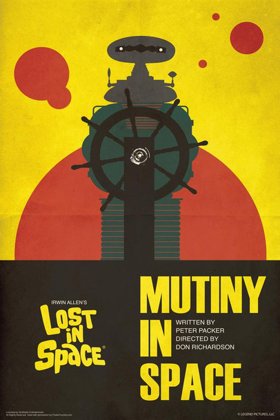Laminated Lost In Space Mutiny In Space by Juan Ortiz Episode 48 of 83 Poster Dry Erase Sign 16x24