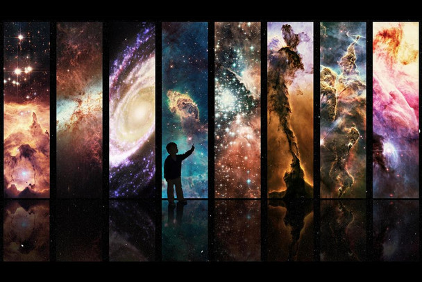 Portals to Galactic Wonder Photo Photograph Cool Wall Art Print Poster 36x24