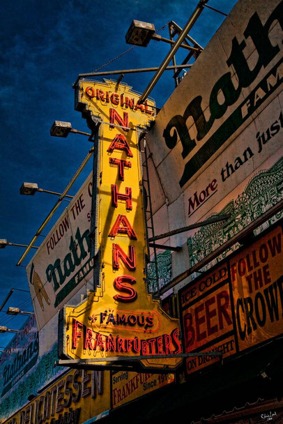 Nathans Sign by Chris Lord Photo Photograph Cool Wall Decor Art Print Poster 16x24
