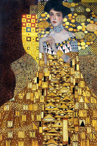 Gustav Klimt Portrait of Mrs Adele Blochbauer Art Nouveau Prints and Posters Gustav Klimt Canvas Wall Art Fine Art Wall Decor Women Landscape Abstract Painting Cool Wall Decor Art Print Poster 16x24