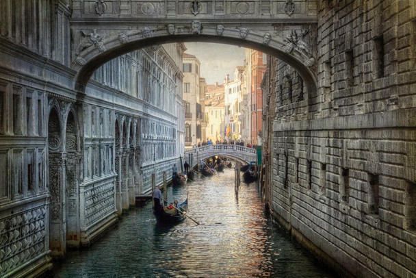 Laminated Sospiri Bridge of Sighs Venice Italy Photo Photograph Poster Dry Erase Sign 24x16