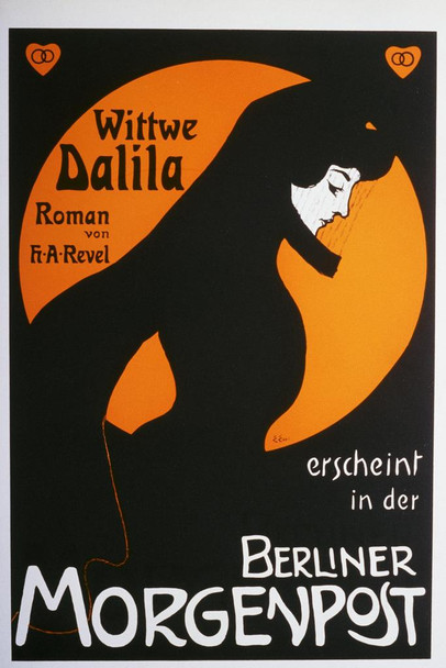 Laminated The Widow Dalila By H A Revel Vintage Illustration Art Deco Vintage French Wall Art Nouveau 1920 French Advertising Vintage Poster Prints Art Nouveau Decor Poster Dry Erase Sign 16x24