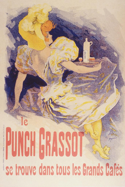 Laminated Punch Grassot Available in all the Best Cafes French Poster Dry Erase Sign 16x24