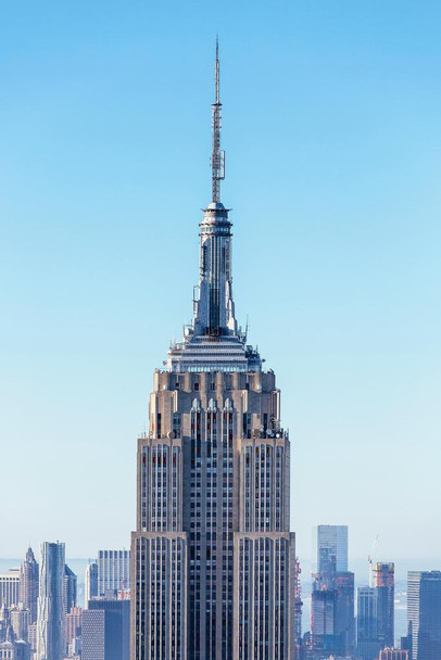 Laminated Empire State Building Manhattan New York City NYC Photo Photograph Poster Dry Erase Sign 16x24