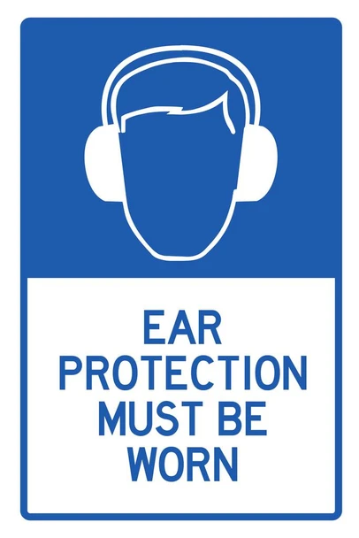 Ear Protection Must Be Worn Sign Cool Wall Art Print Poster 24x36