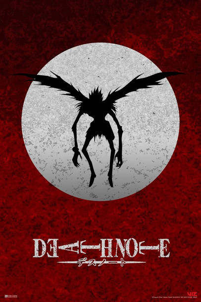 Laminated Death Note Poster Anime Merch Poster Cool Anime Posters Decorative Wall Decor Modern Teen Boys Room Bedroom Decor Aesthetic Anime Manga Series Ryuk Poster Dry Erase Sign 16x24