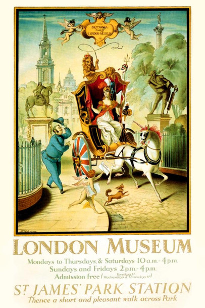 Laminated 1928 Tate Gallery Vintage Illustration Travel Art Deco Vintage French Wall Art Nouveau French Advertising Vintage Poster Prints Art Nouveau Decor Poster Dry Erase Wall Art 24x36