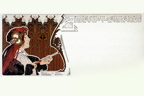 Privat Livemont Vintage Illustration Alphonse Mucha Art Nouveau Art Prints Mucha Print Art Nouveau Decor Vintage Advertisements Art Ornamental Design Mucha Cool Huge Large Giant Poster Art 36x54