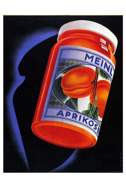 Meinl Aprikos Apricot Jam Vintage Illustration Art Deco Vintage French Wall Art Nouveau French Advertising Vintage Poster Prints Art Nouveau Decor Stretched Canvas Art Wall Decor 16x24