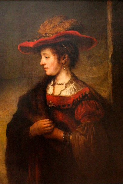 Carel Fabritius Wife of the Painter Rembrandt Realism Romantic Artwork Rembrandt Paintings Canvas Prints Drawings Portrait Painting Wall Art Renaissance Poster Cool Wall Art Print Poster 12x18