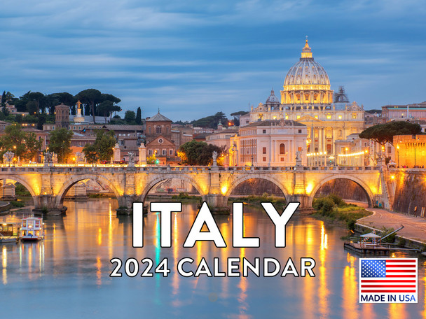 Italy Calendar 2024 Wall Calendar italian Monthly Calander Scenic Travel Pictures 12 Month