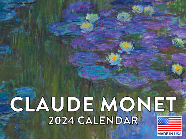 Claude Monet Calendar 2024 Monthly Wall Calender