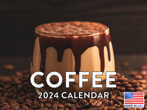 Coffee Calendar 2024 Monthly Wall Calender