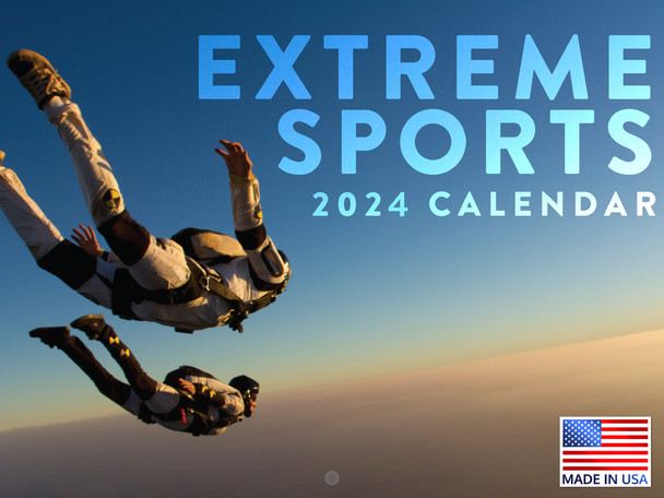 Extreme Sport Calendar 2024 Monthly Wall Calender