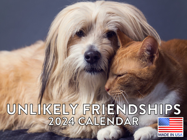 Unlikely Friendship Animal Calendar 2024 - Poster Foundry