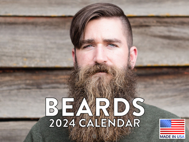 Beard Calendar 2024 Monthly Wall Calender 12 Month