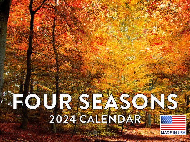 Four Seasons Calendar 2024 Seasonal Wall Calander Monthly 12 Month