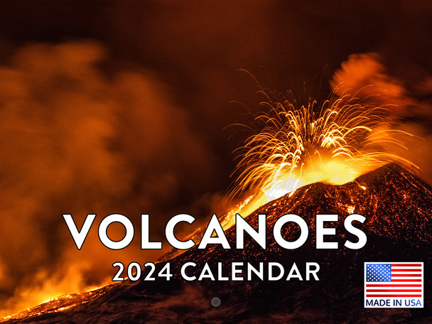 Volcano Calendar 2024 Monthly Wall Calender