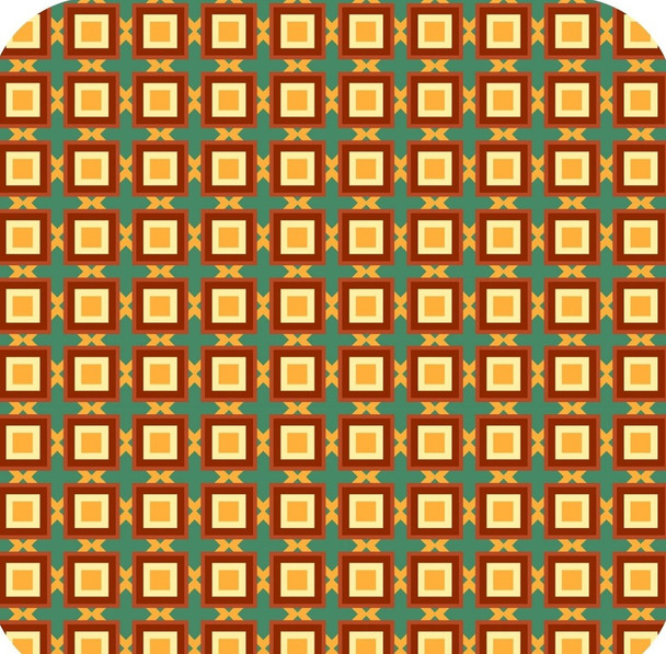 Modern Diversity Green Gold And Caramel V2 Premium Drink Coaster Resin With Cork Backing