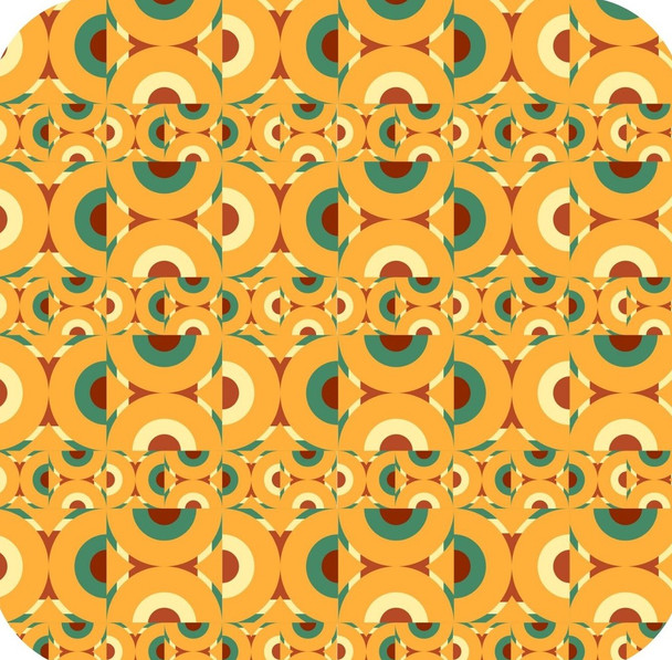 Modern Diversity Green Gold And Caramel V6 Premium Drink Coaster Resin With Cork Backing