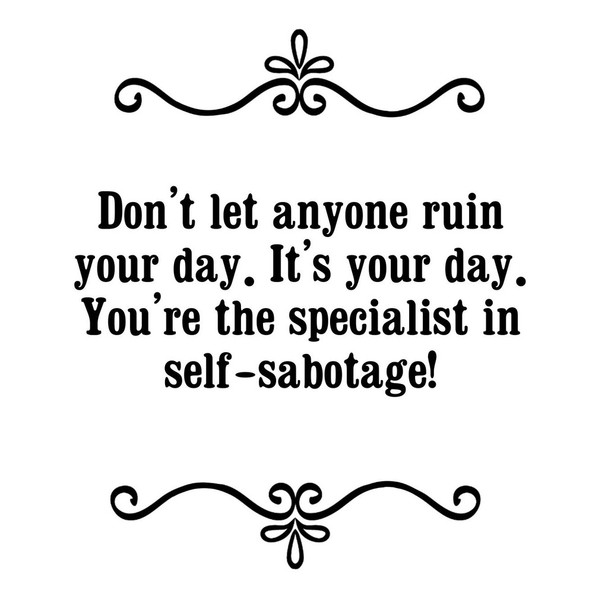 GGZ329 Specialist in Self Sabotage Premium Drink Coaster Resin With Cork Backing