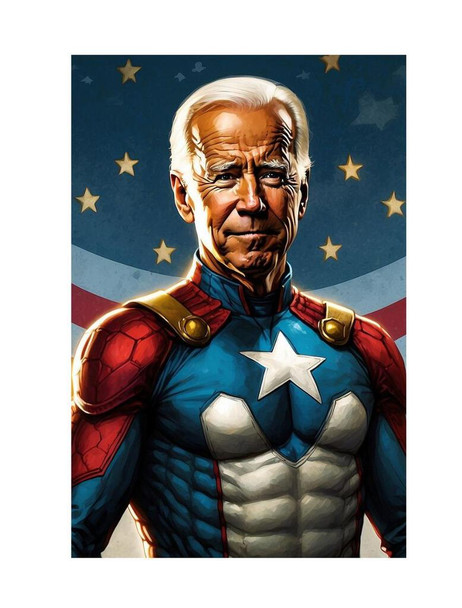 SET OF 3 - Joe Biden Pop Art Super Hero President Presidential Election Vote Box Set 10 Note Cards