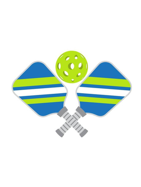 SET OF 3 - Pickleball Padldle And Ball Box of 10 Blank Note Cards 4x5