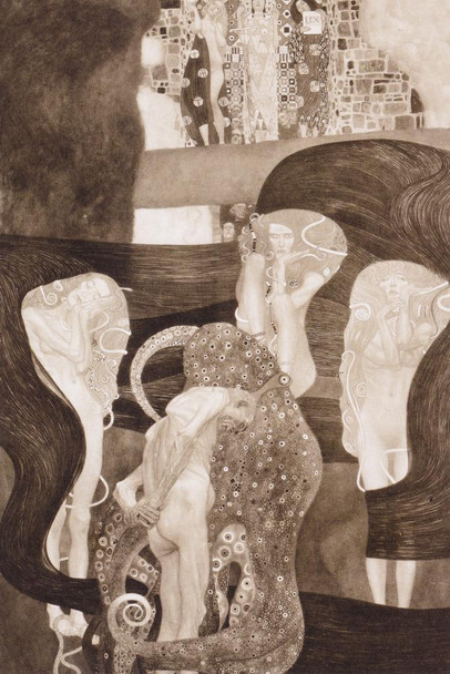 Gustav Klimt Jurisprudenz Portrait Art Nouveau Prints and Posters Gustav Klimt Canvas Wall Art Fine Art Wall Decor Women Landscape Abstract Symbolist Painting Cool Wall Art Print Poster 24x36