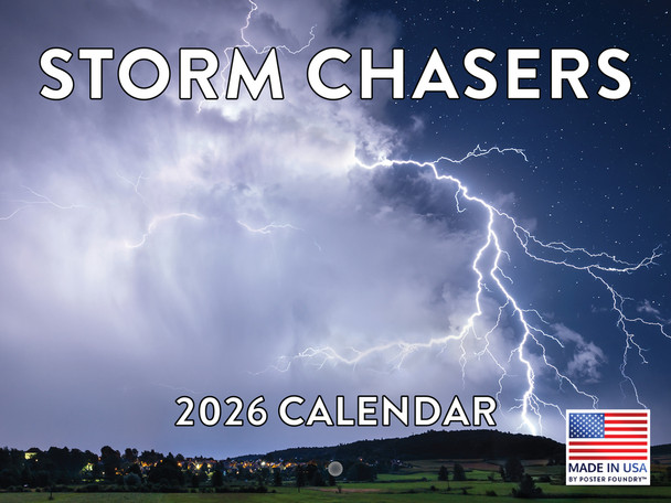 Storm Chaser Calendar 2026 Monthly Wall Calender 12 Month | American Made In The USA