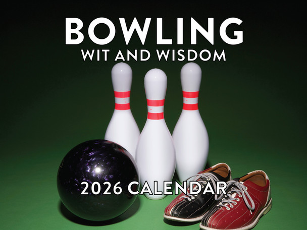 Bowling Calendar 2026 Monthly Wall Calender 12 Month | American Made In The USA