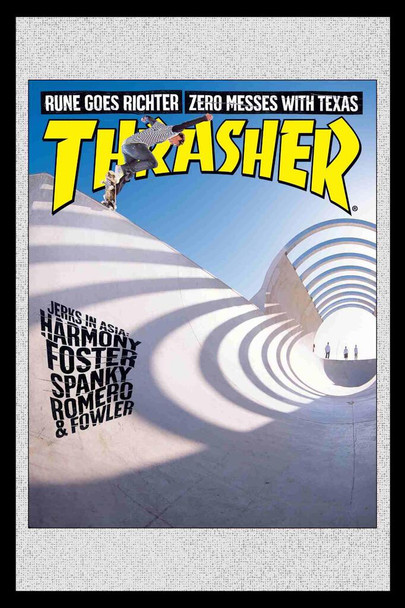 Thrasher Skateboard Cover July 2008 Cool Wall Art Print Poster 12x18