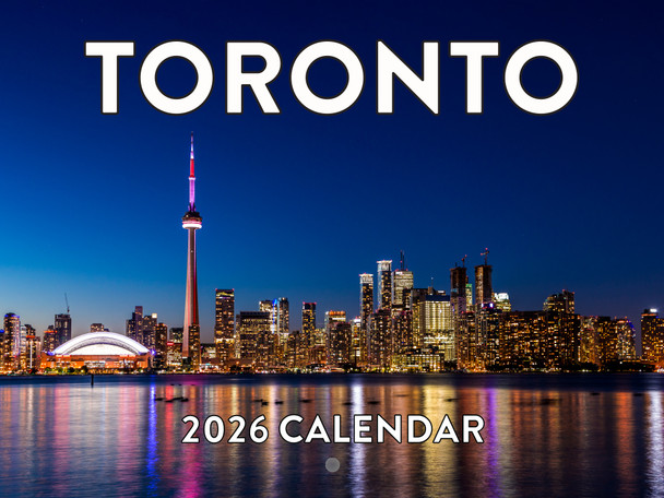 Toronto Calendar 2026 Monthly Wall Calender 12 Month | American Made In The USA
