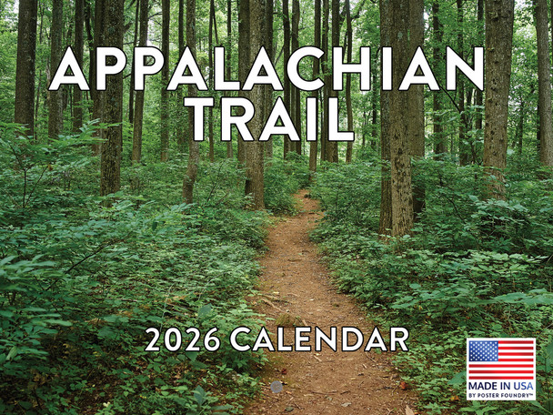 Appalachian Trail Calendar 2026 Monthly Wall Calender 12 Month | American Made In The USA
