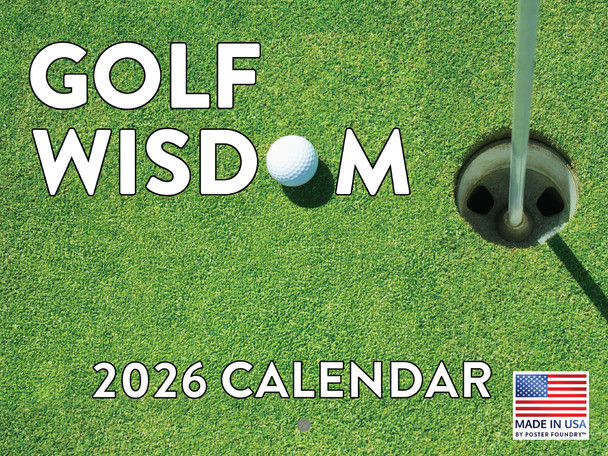 Golf Calendar 2026 Wall 12 Month Course Golf Gifts For Men
Women Golfers Wisdom Calender Monthly | American Made In The USA