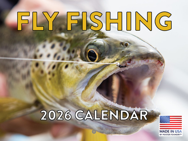 Fly Fishing Calendar 2026 Wall Fishing Gifts For Fisherman
Monthly Fish Calender 12 Month | American Made In The USA