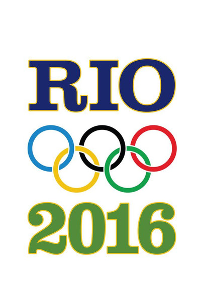 Laminated Rio De Janeiro Brazil 2016 Games White Color Poster - 12x18
