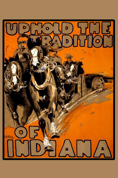 Laminated Uphold The Tradition Of Indiana Native Vintage Illustration Travel Art Deco Vintage French Wall Art Nouveau French Advertising Vintage Poster Prints Art Nouveau Poster Dry Erase Wall Art 12x18