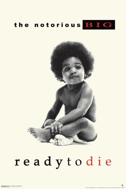 Laminated Notorious BIG Ready to Die Music Poster 12x18