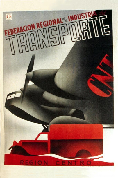 Laminated Cnt Transporte Region Centro Vintage Illustration Travel Art Deco Vintage French Wall Art Nouveau French Advertising Vintage Poster Prints Art Nouveau Decor Poster Dry Erase Wall Art 16x24