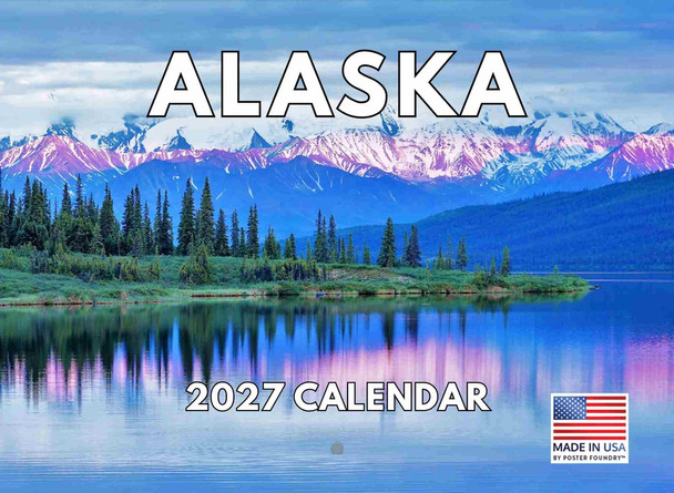 Alaska Calendar 2027 Alaskan Gifts Monthly Wall Calender 12 Month